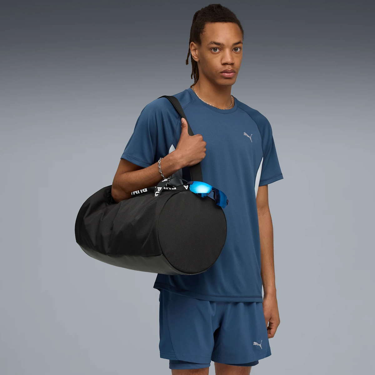 Puma Run Velocity Poly Tee - Mens - Dark Indigo