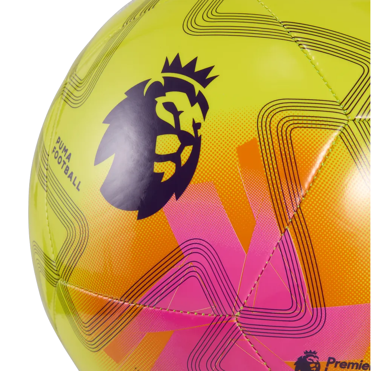 Puma Orbita Play Premier League Lights Football - Size 5 - Fluo Yellow