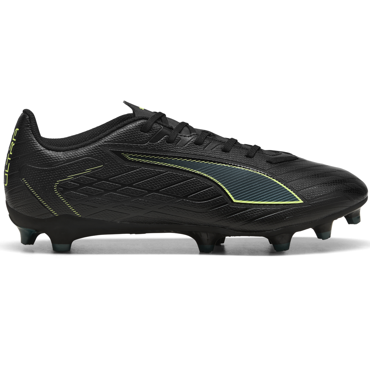 Puma Ultra 6 Play FG/AG Football Boots - Adult - Black/Fizzy Light/Green