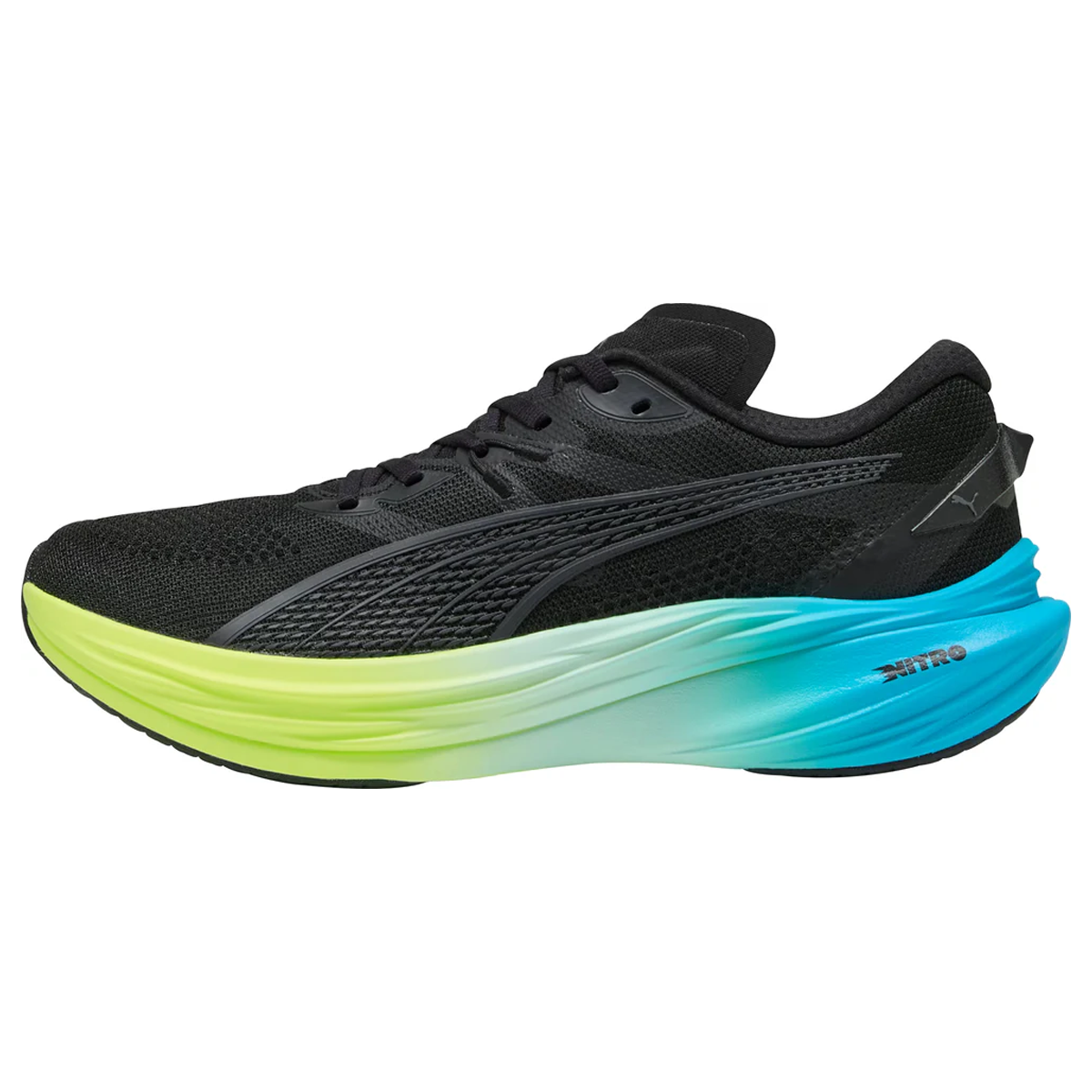 Puma Deviate Nitro 3 Running Shoes - Mens - Black/Speed Blue
