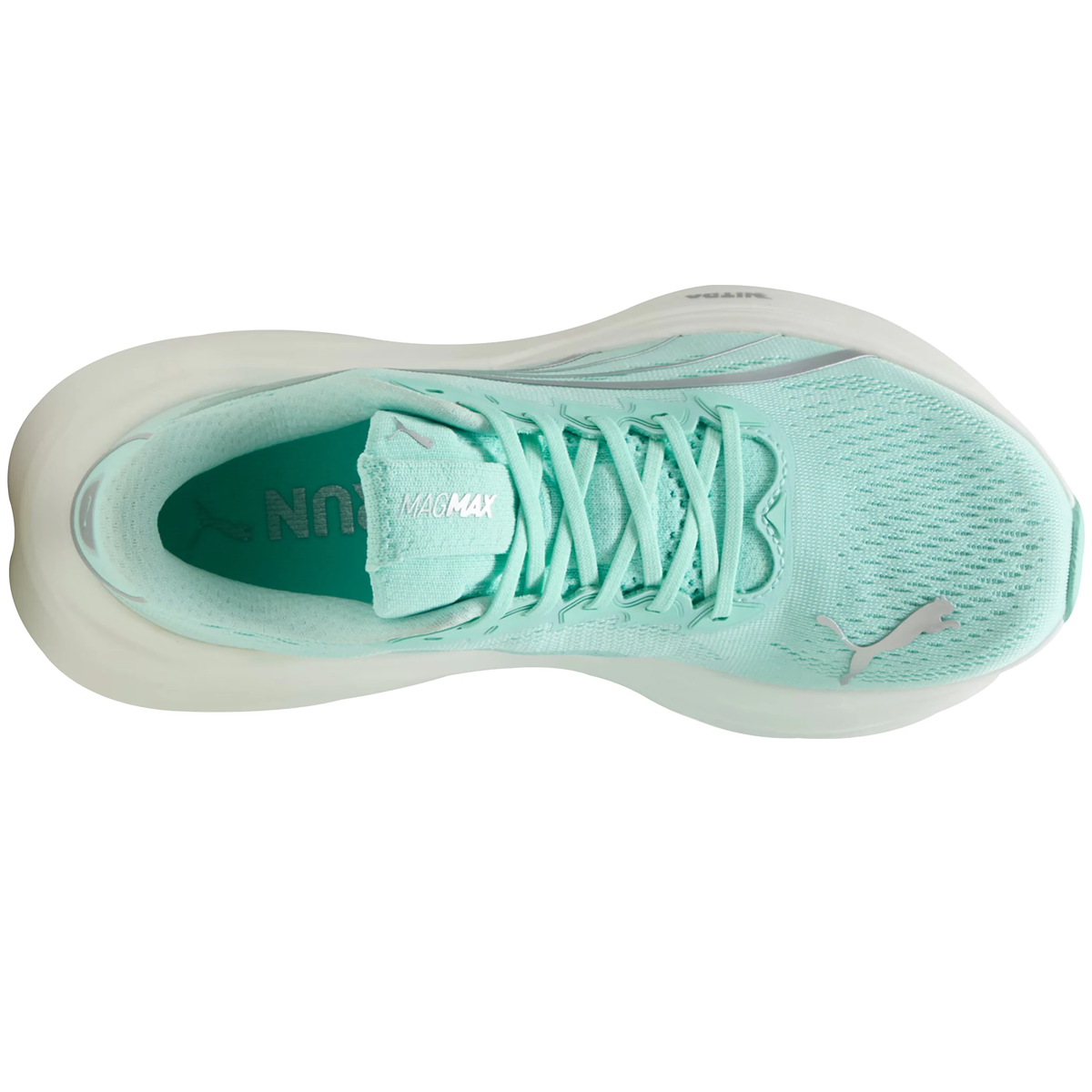 Puma Magmax Nitro Running Shoes - Womens - Mint Melt/Speed Blue