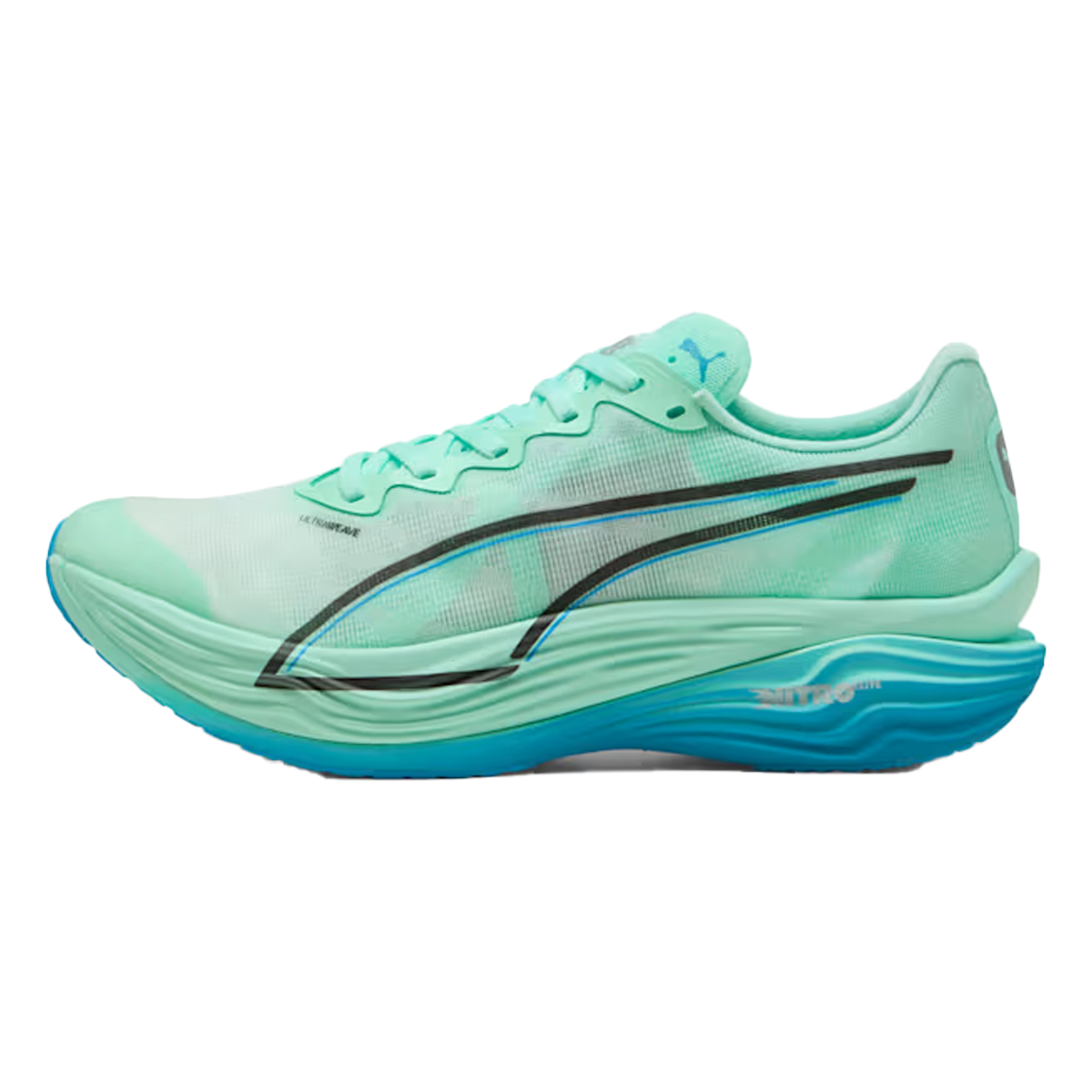 Puma Deviate Nitro Elite 3 Running Shoes - Mens - Mint Melt/Speed Blue