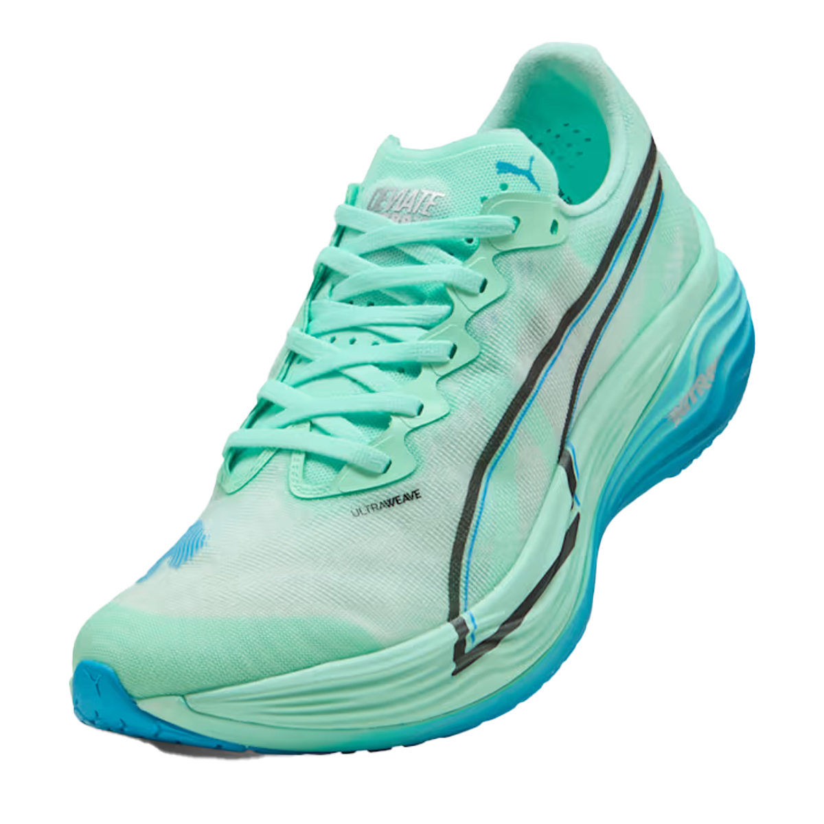 Puma Deviate Nitro Elite 3 Running Shoes - Mens - Mint Melt/Speed Blue