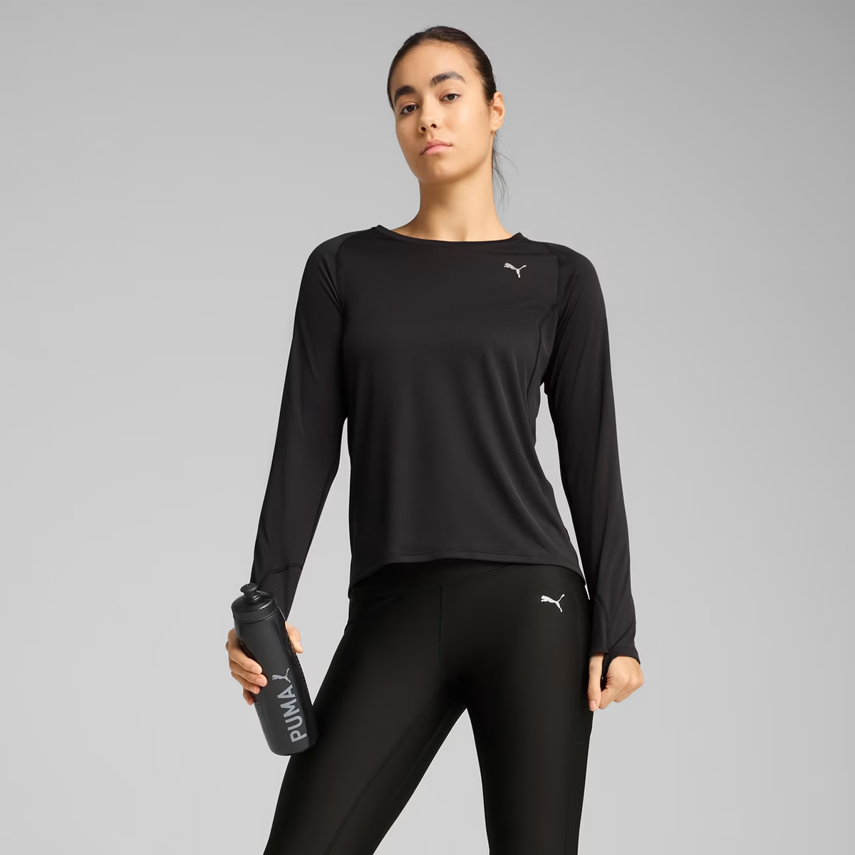 Puma Run Velocity Long Sleeve Tee - Womens - Black