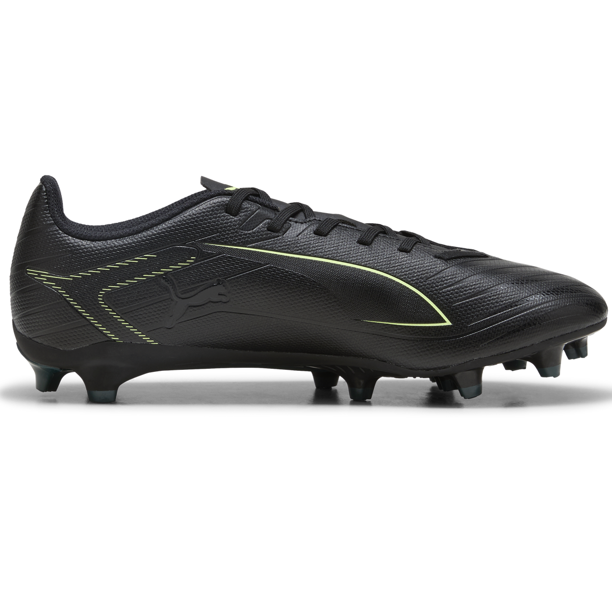 Puma Ultra 6 Play FG/AG Football Boots - Adult - Black/Fizzy Light/Green