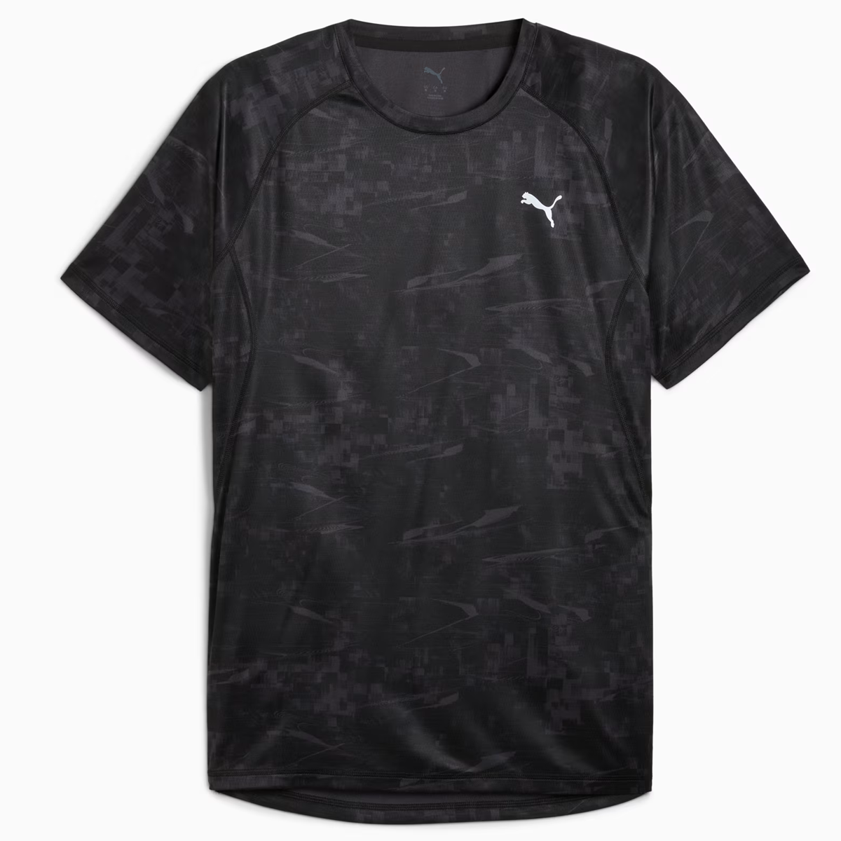 Puma Run Velocity AOP Tee - Mens - Puma Black