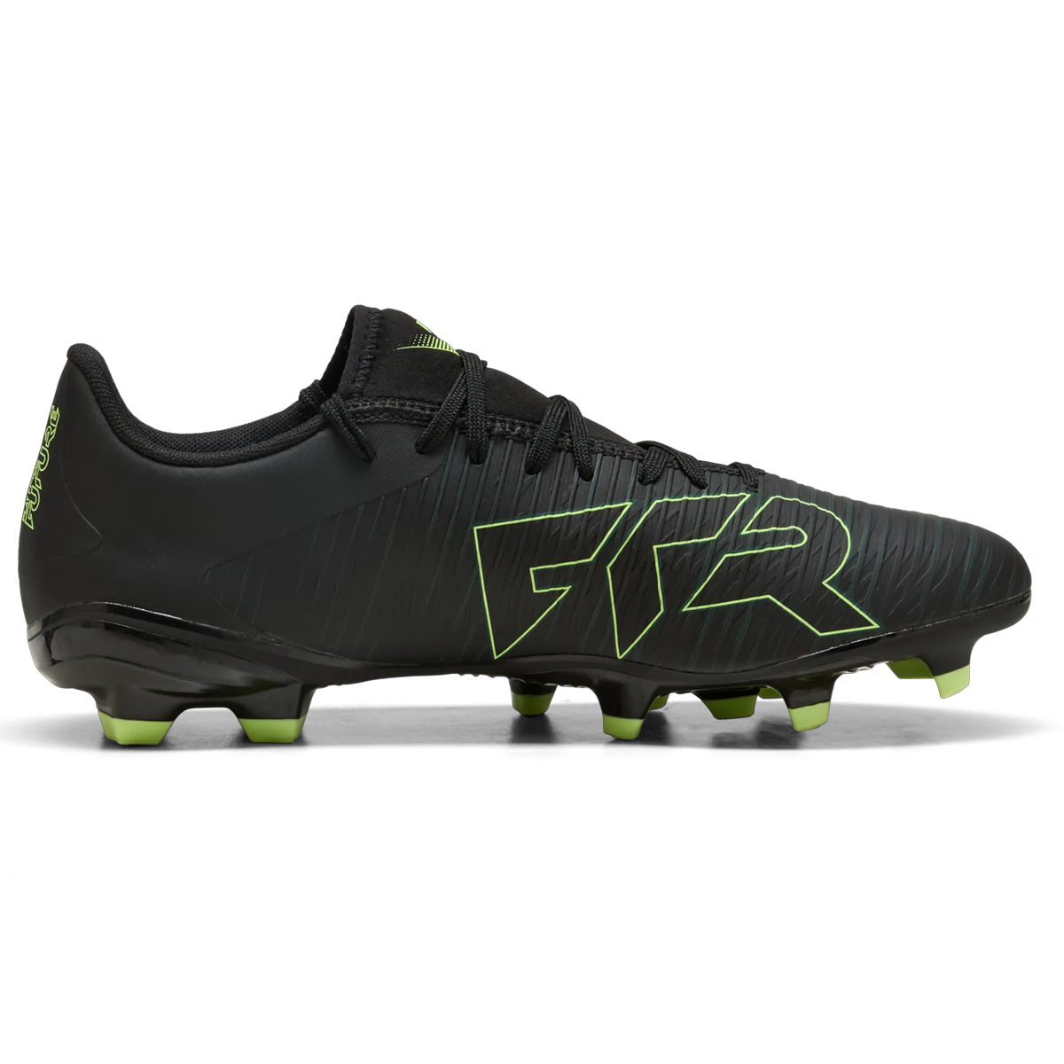 Puma Future 8 Play FG/AG Football Boots - Adult - Black/Fizzy Light/Green