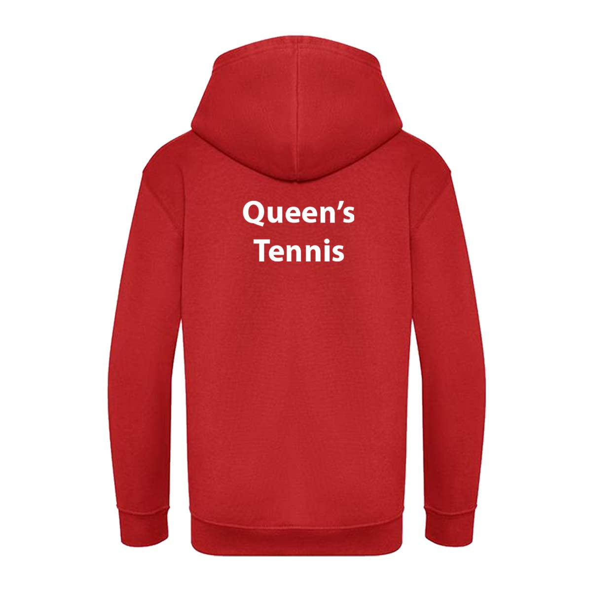McKvr Queens Tennis College Hoodie - Womens - Fire Red