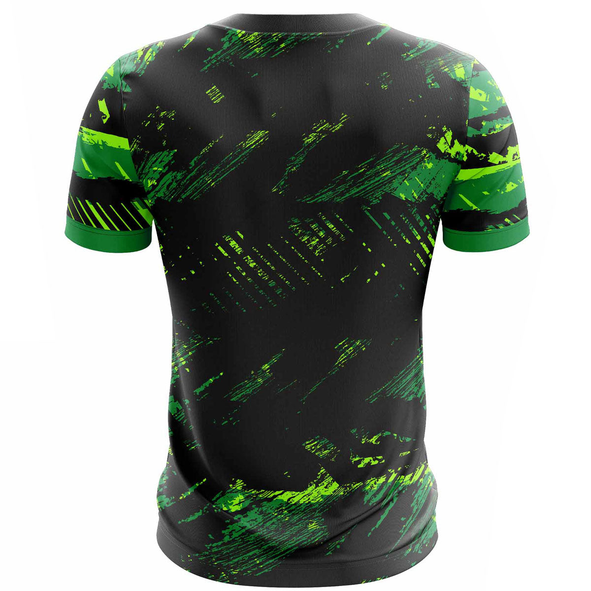 Mc Keever Queens Gaelic Football Training Jersey - Adult - Black/Green