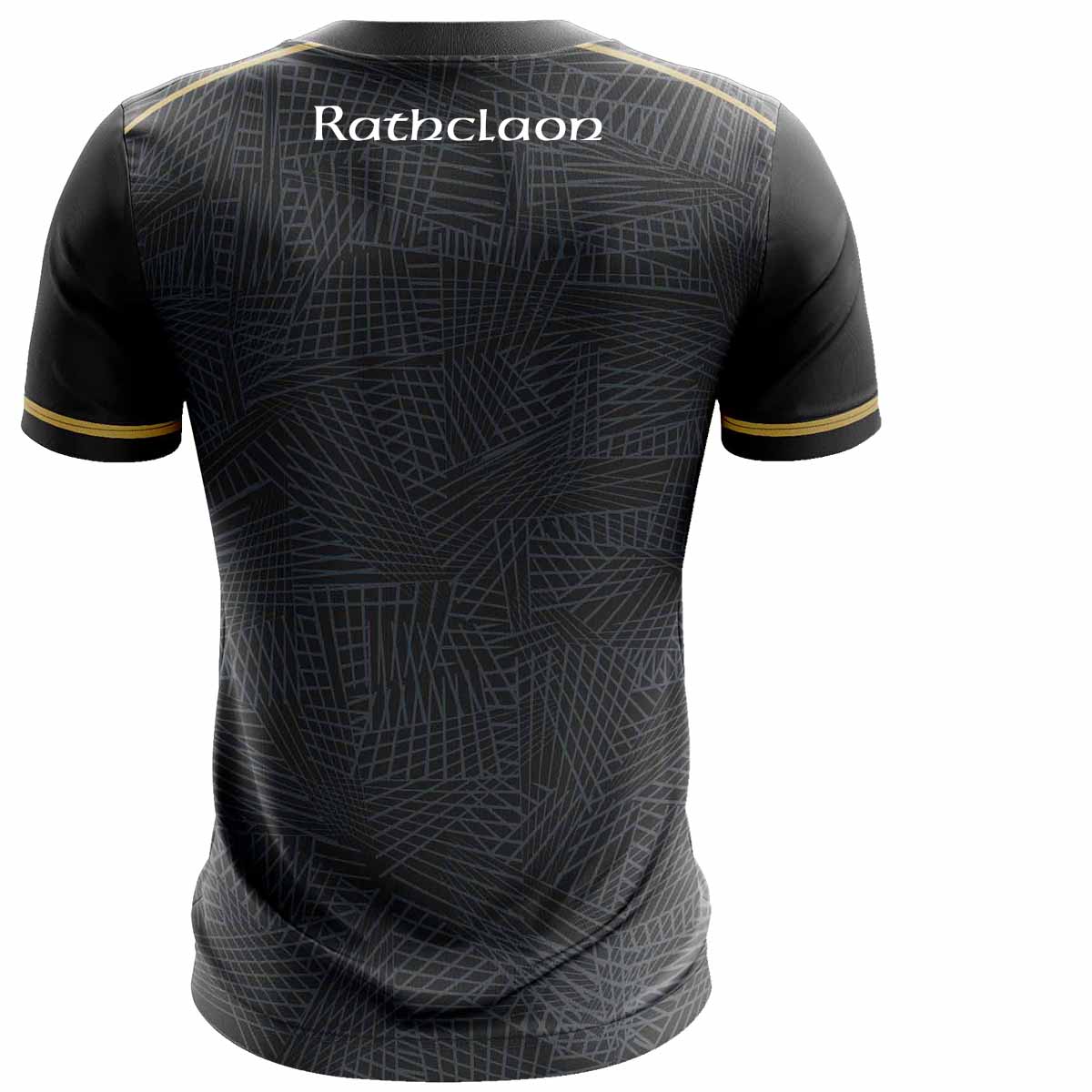 McKvr Rathcline GAA Training Jersey - Adult - Black Player Fit