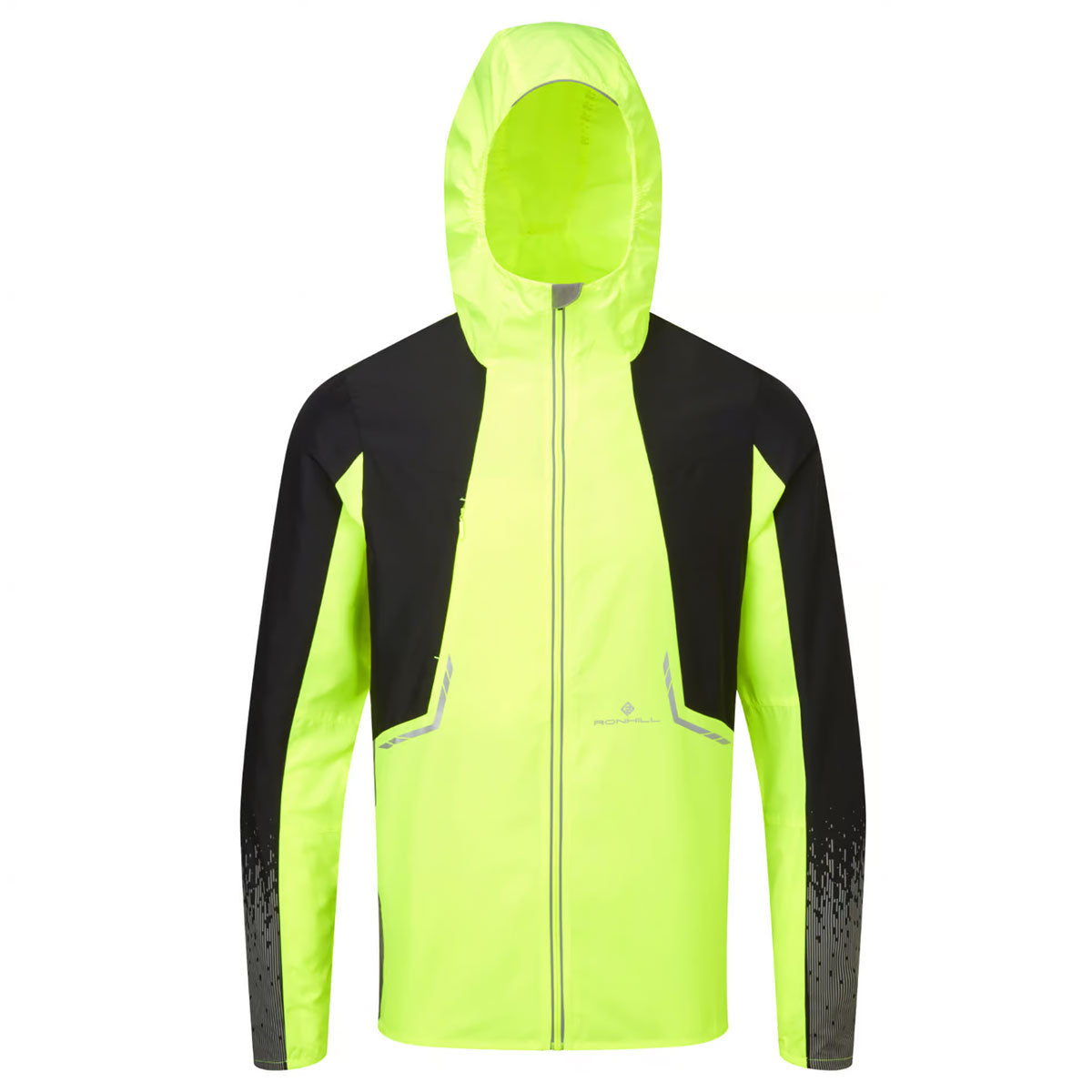 Ronhill Tech Reflect Running Jacket - Mens - Fluo Yellow/Black/Reflect