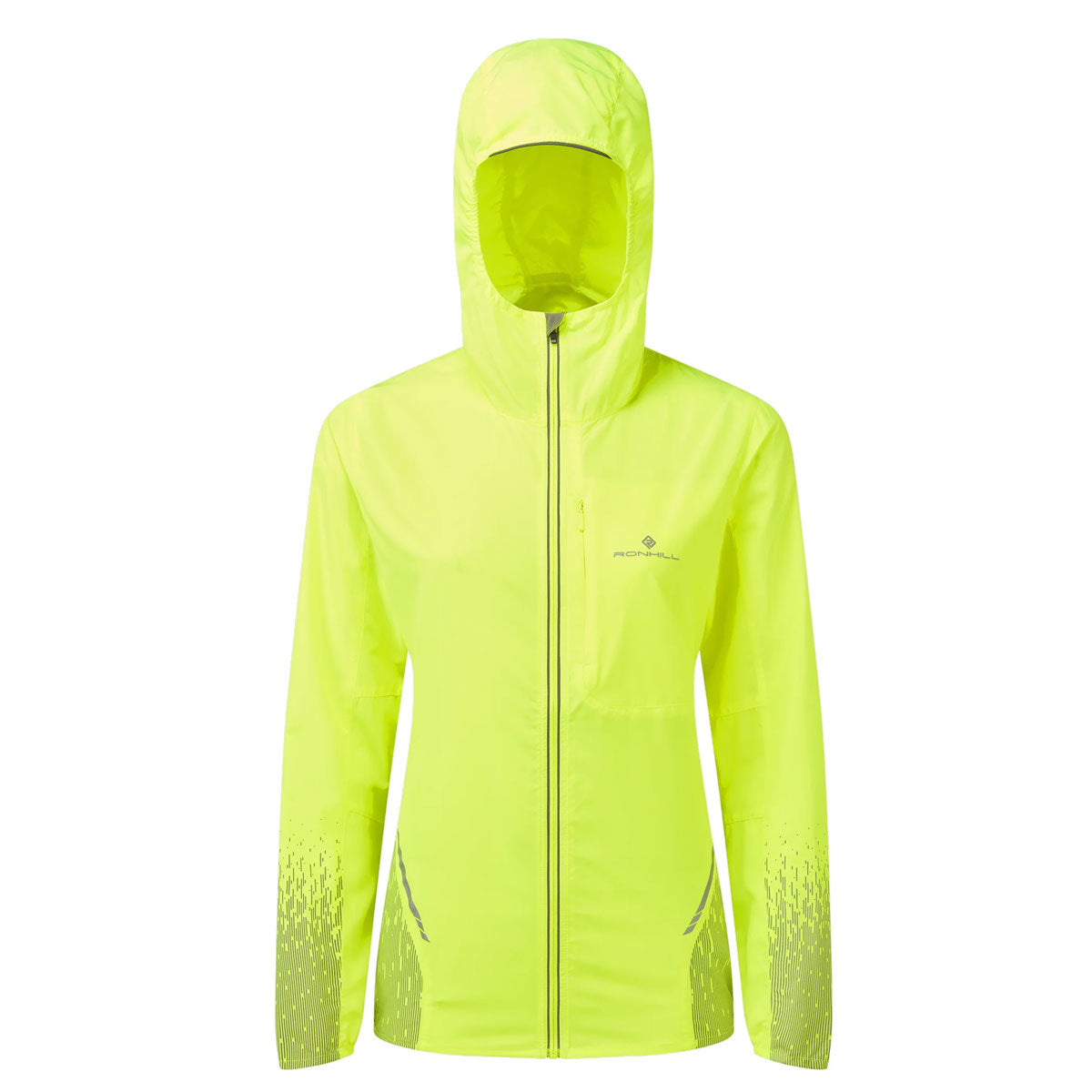 Ronhill Tech Reflect Running Jacket - Womens - Fluo Yellow/Reflect