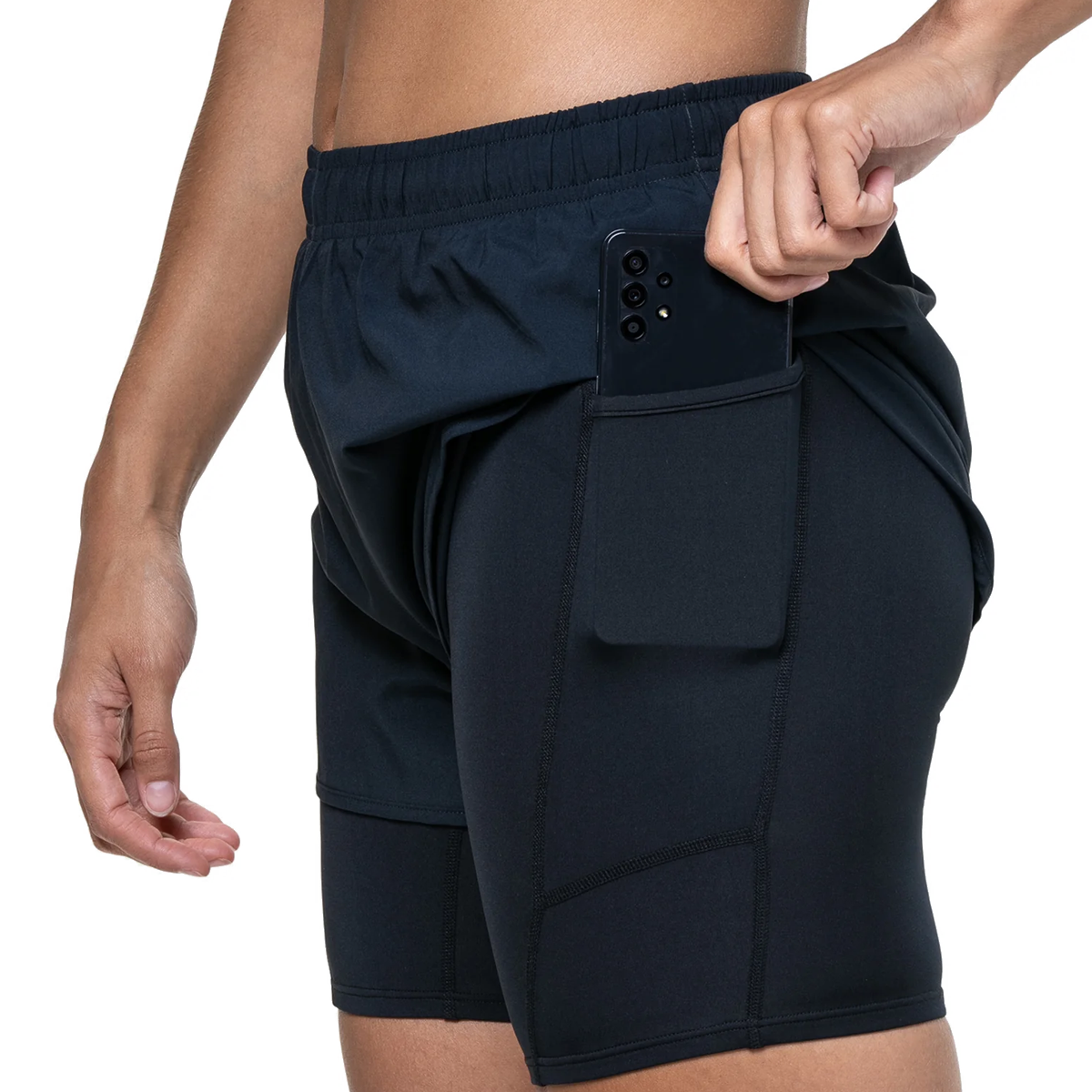Ronhill Core Twin Short - Womens - All Black