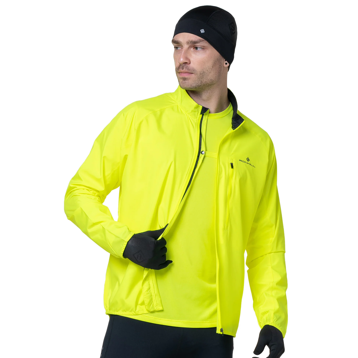 Ronhill Core Jacket - Mens - Fluo Yellow/Black