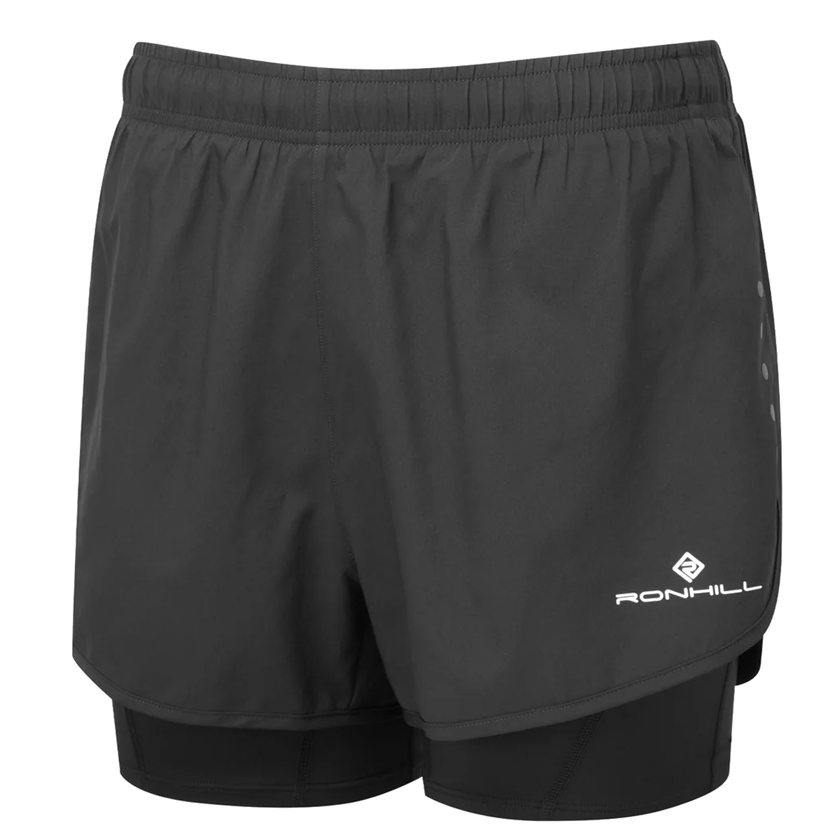 Ronhill Core Twin Short - Womens - All Black