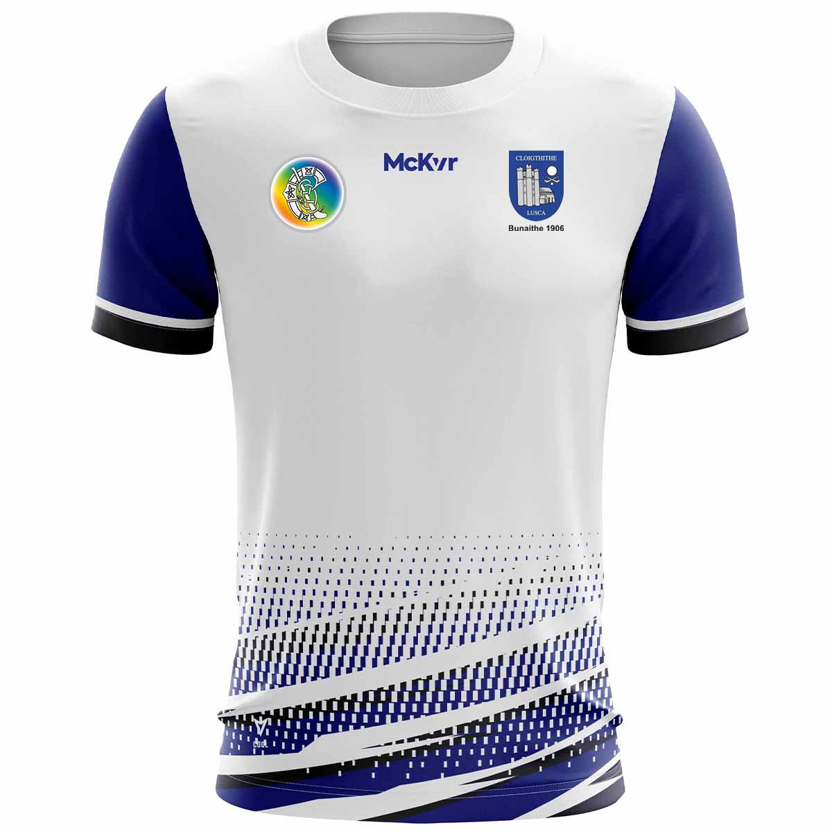 Mc Keever Round Towers Camogie Lusk Training Jersey - Adult - White