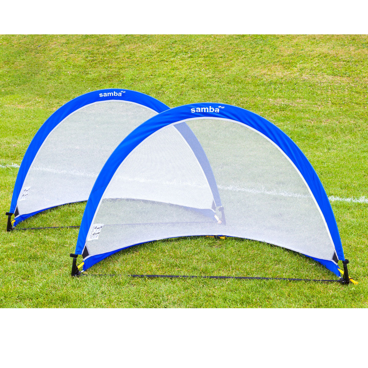 Samba Soccer Elite Pop Up Goal 4ft Round Blue