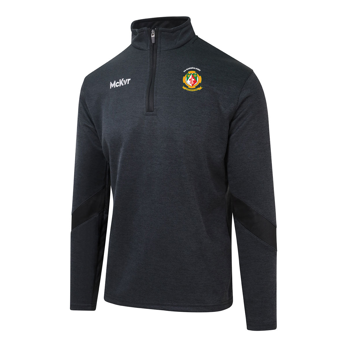 Mc Keever Sarsfields GAA Core 22 1/4 Zip Top - Adult - Black
