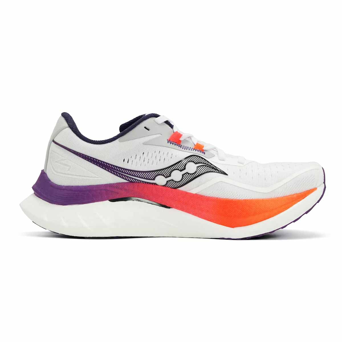 Saucony Endorphin Speed 4 Running Shoes - Mens - White/Viziorange