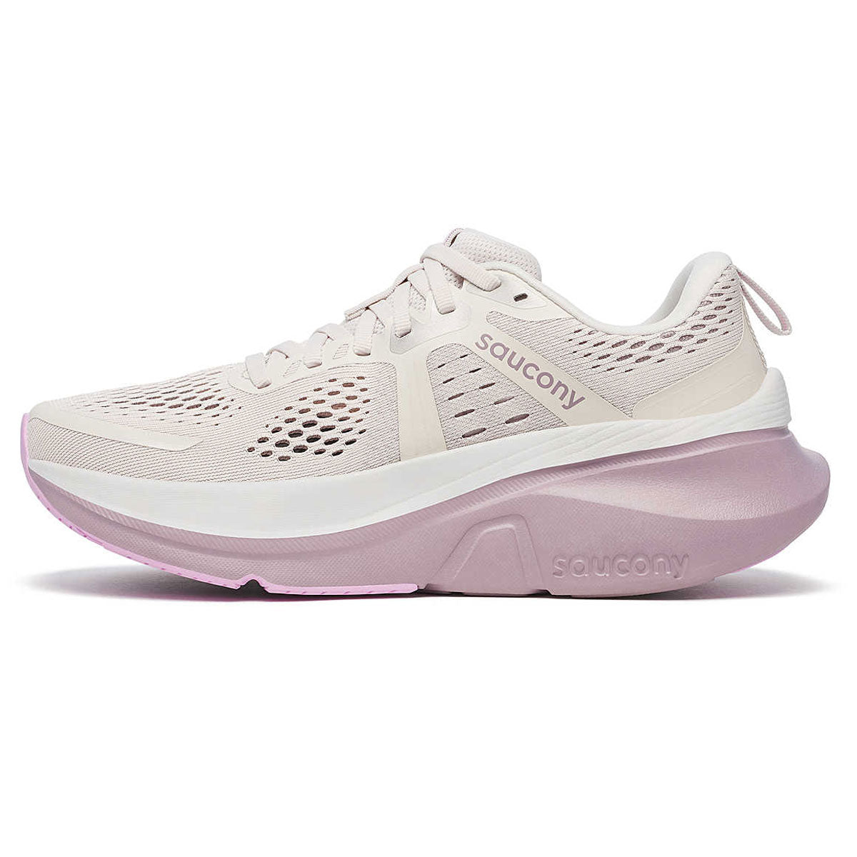 Saucony Guide 18 Running Shoes - Womens - Moon/Quail