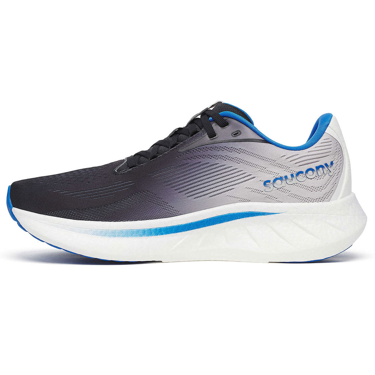 Saucony Ride 18 Running Shoes - Mens - Black/Skydiver