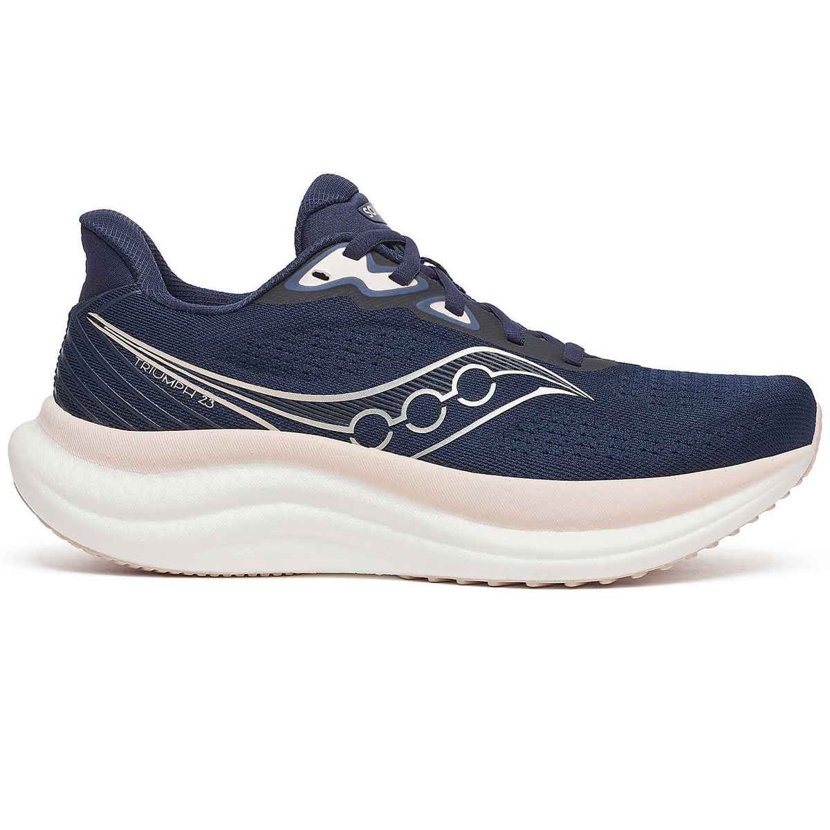 Saucony Triumph 23 Running Shoes - Womens - Navy/Cameo