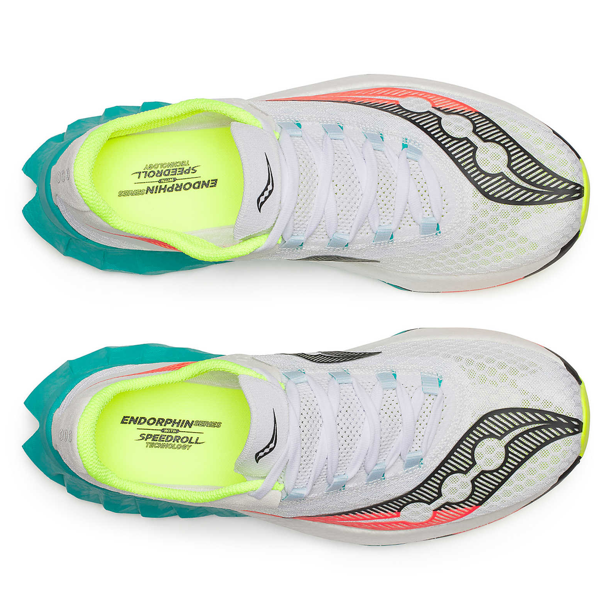 Saucony Endorphin Pro 4 Running Shoes - Mens - White/Mutant