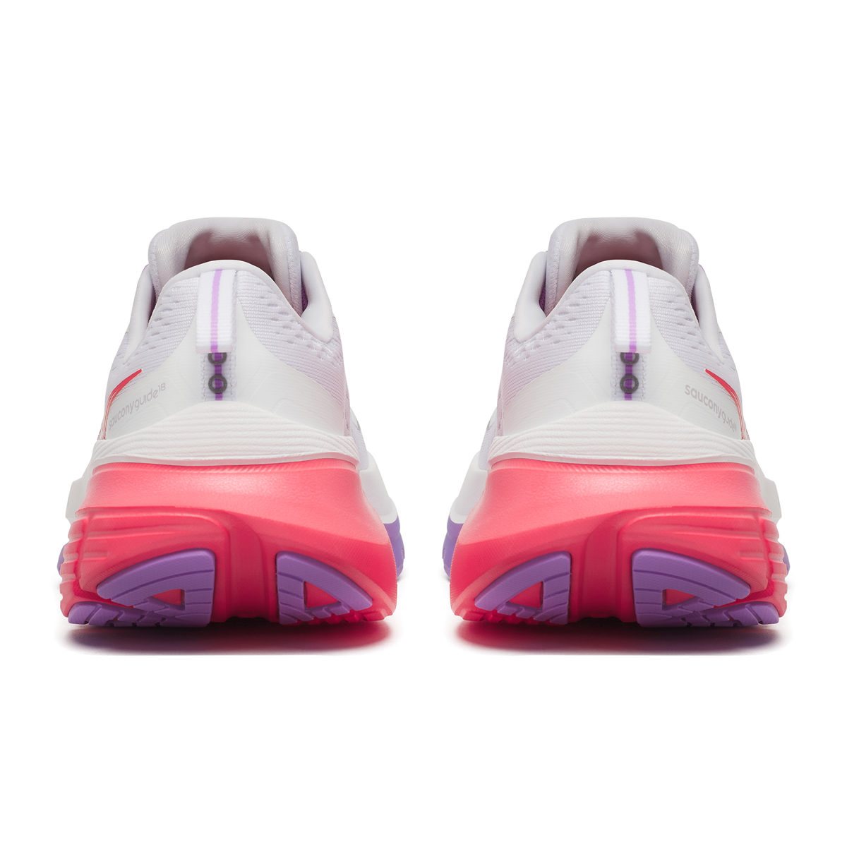 Saucony Guide 18 Running Shoes - Womens - White/Crocus
