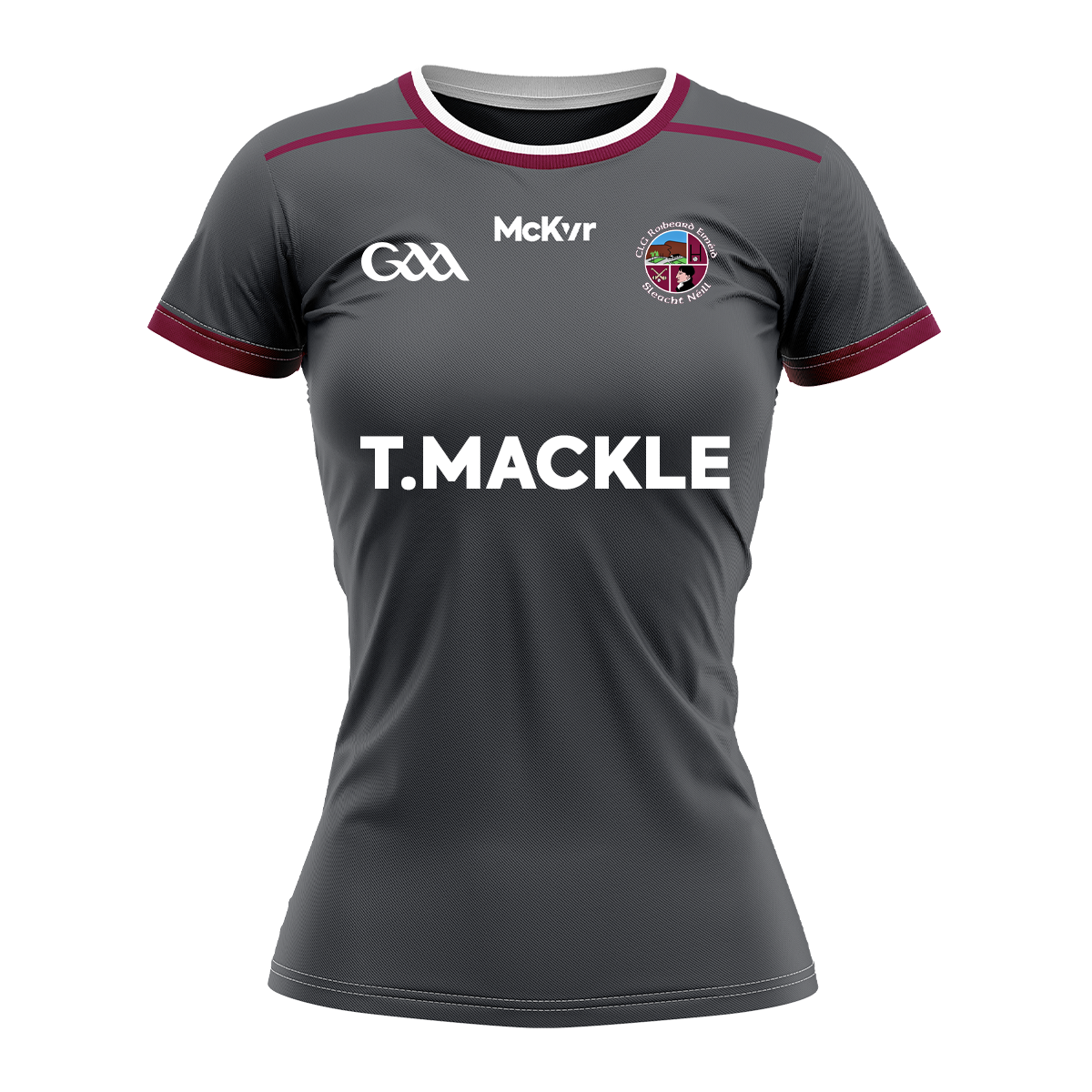 McKvr Slaughtneil Hurling Goalkeeper Jersey - Womens - Grey