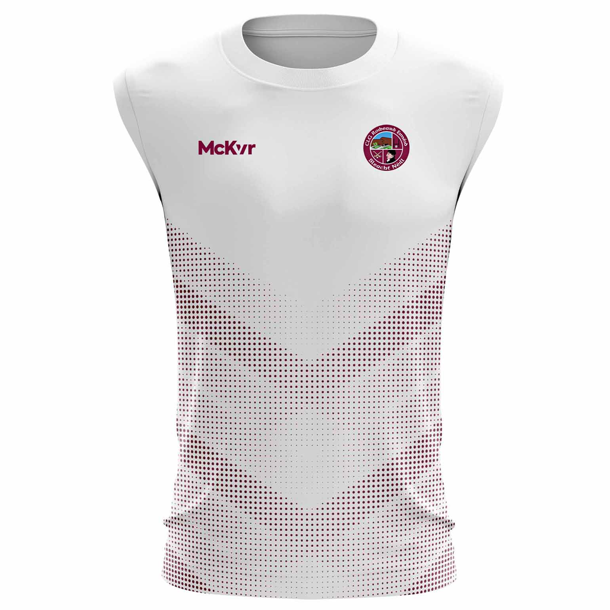 Mc Keever Slaughtneil GAC Training Vest - Youth - White