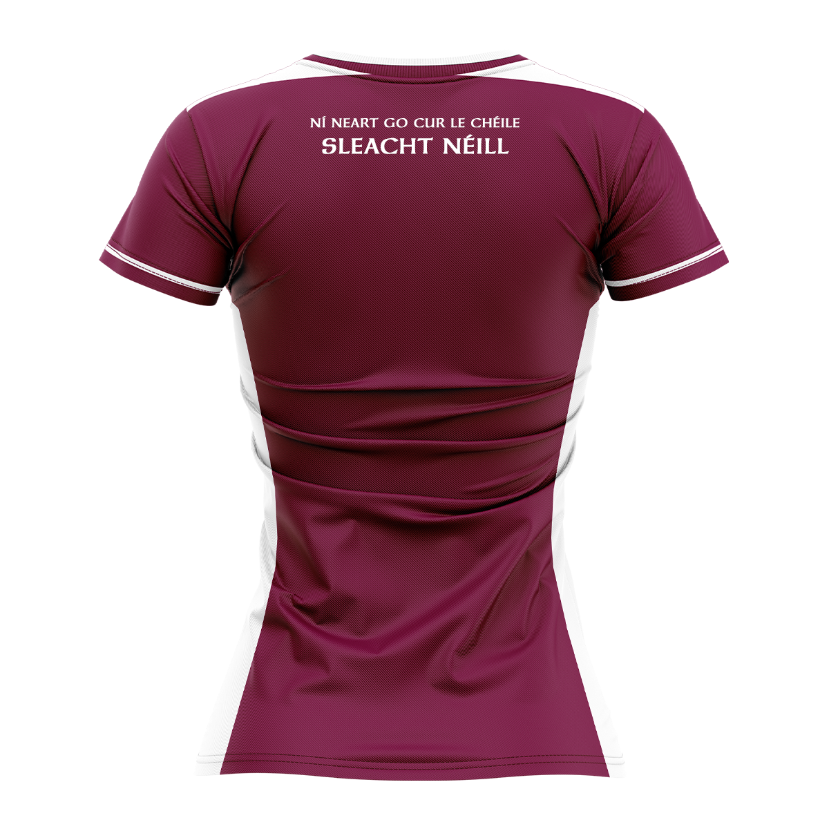 Mc Keever Slaughtneil Camogie Playing Jersey - Womens - Maroon/White