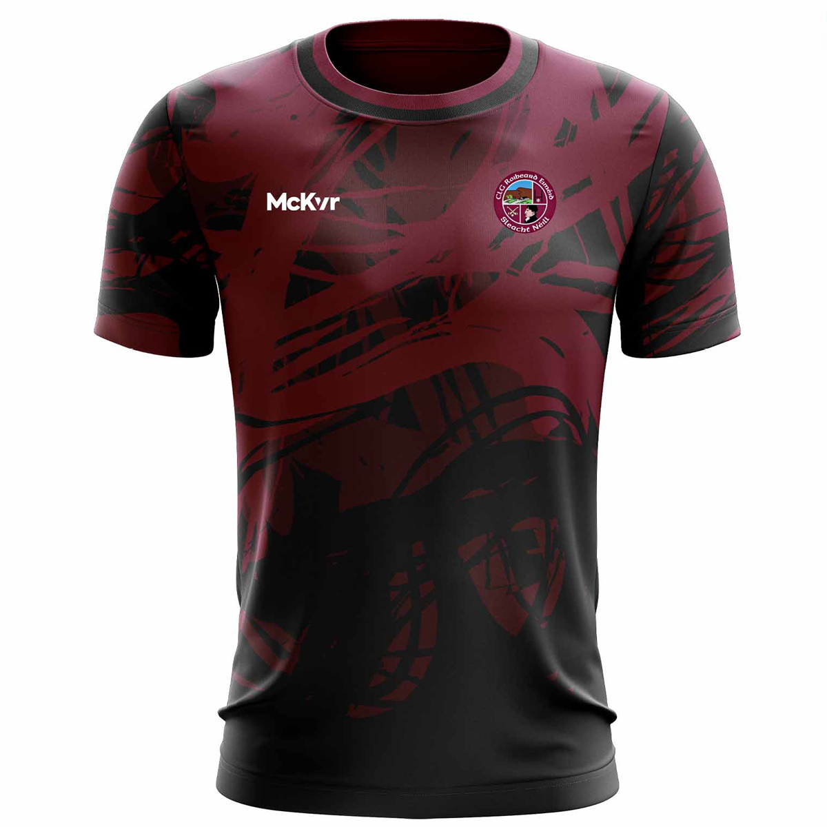 Mc Keever Slaughtneil GAC Training Jersey - Youth - Maroon/Black