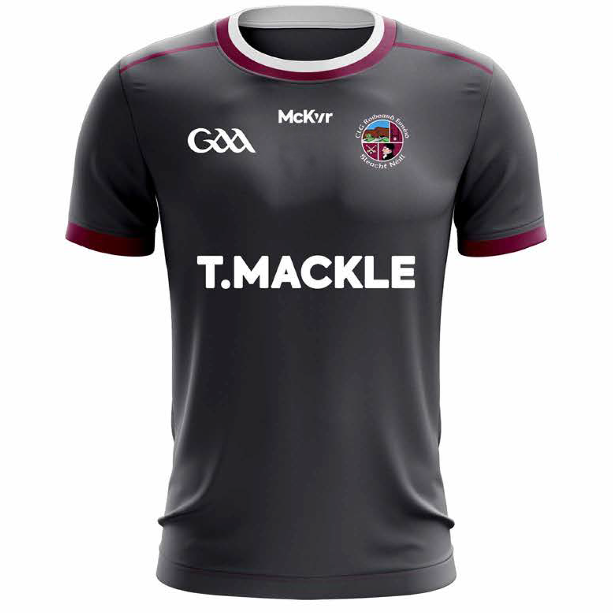 McKvr Slaughtneil Hurling Goalkeeper Jersey - Adult - Grey