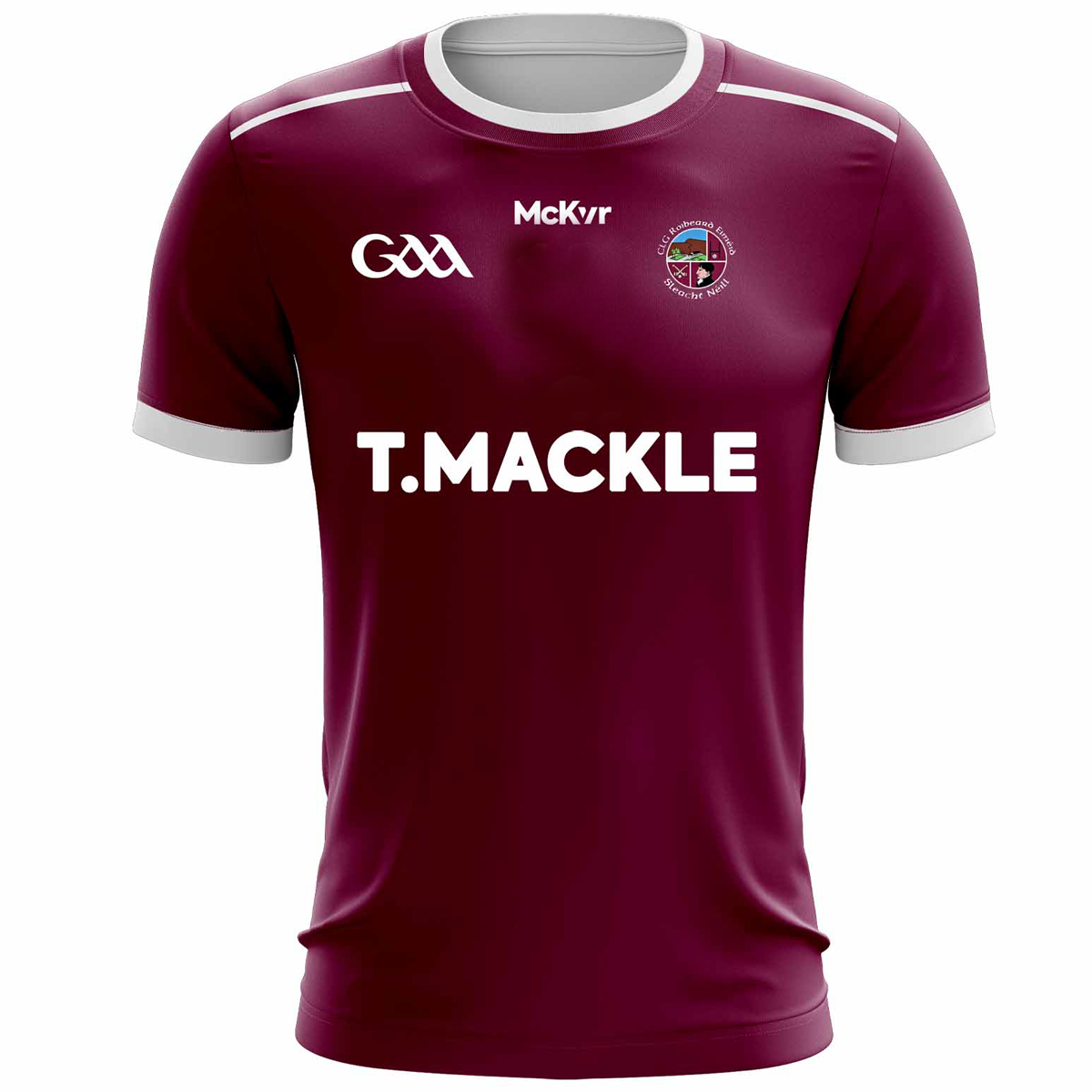 McKvr Slaughtneil Hurling Away Jersey - Youth - Maroon