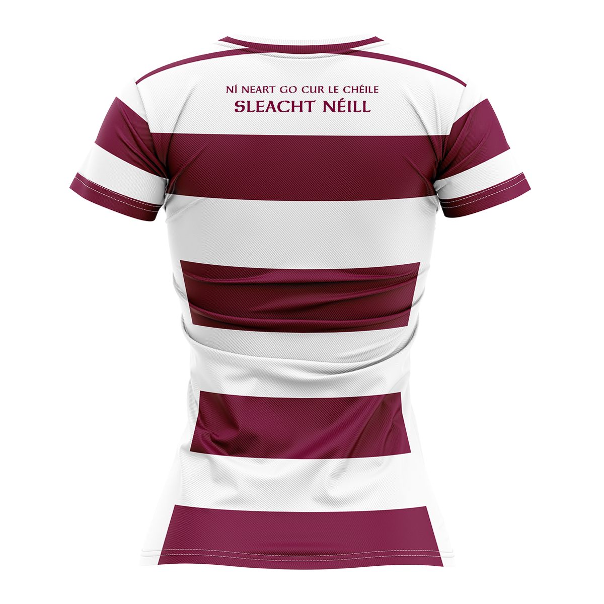 McKvr Slaughtneil Hurling Playing Jersey - Womens - Maroon/White