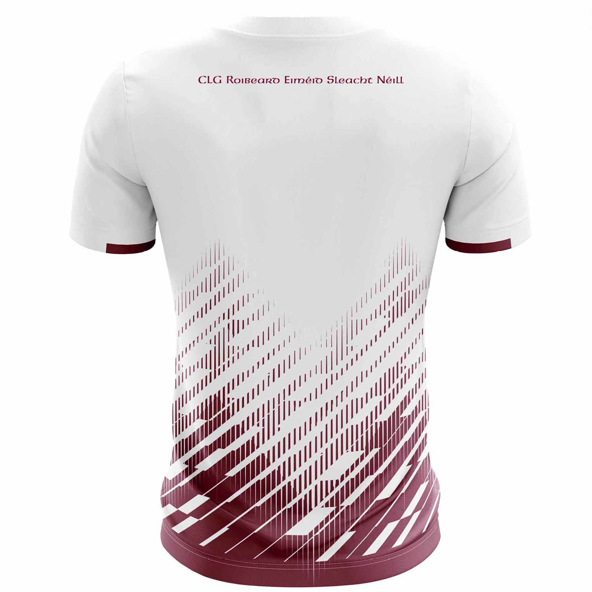 Mc Keever Slaughtneil GAC Training Jersey - Adult - White/Maroon Player Fit