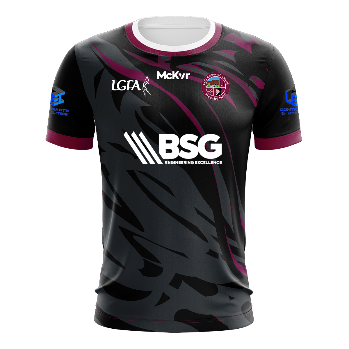 McKvr Slaughtneil LGFA Goalkeeper Jersey - Adult - Grey/Black