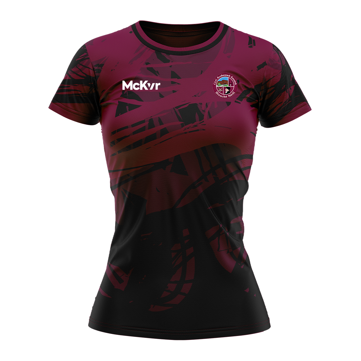 Mc Keever Slaughtneil GAC Training Jersey - Womens - Maroon/Black