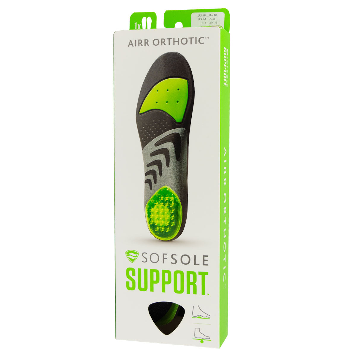 SofSole Airr Orthotic Support Insoles - Adult