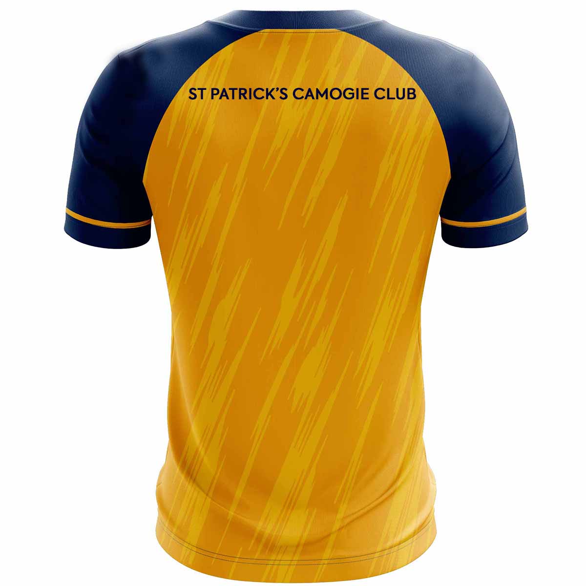 McKvr St Patricks Camogie Club Playing Jersey - Adult - Saffron/Navy Player Fit