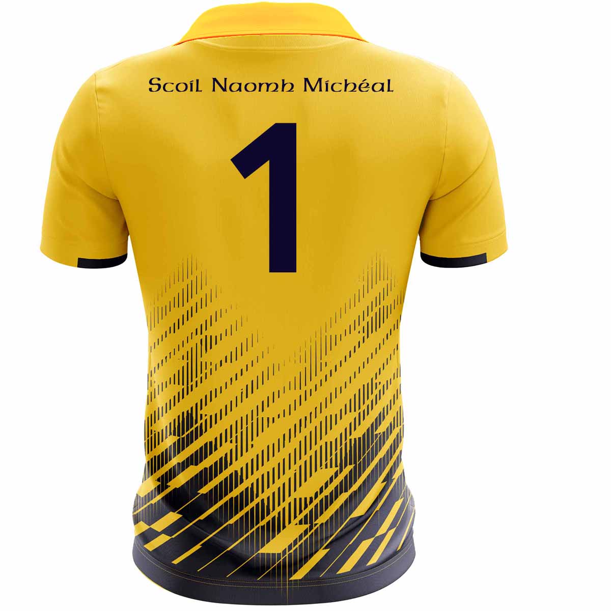 Mc Keever St. Michael's N.S Numbered Goalkeeper Jersey - Adult - Saffron/Navy Player Fit