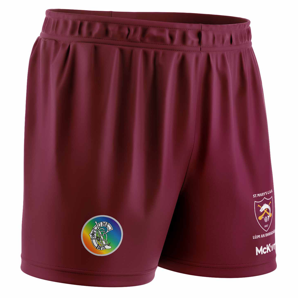 McKvr St Marys Camogie Leixlip Playing Short - Youth - Maroon ...