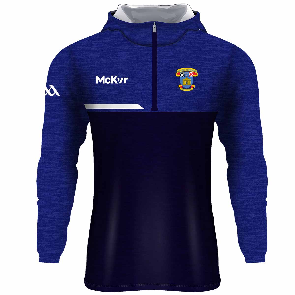 Mc Keever St Vincents GAA 1/4 Zip Hoodie - Adult - Navy/Royal