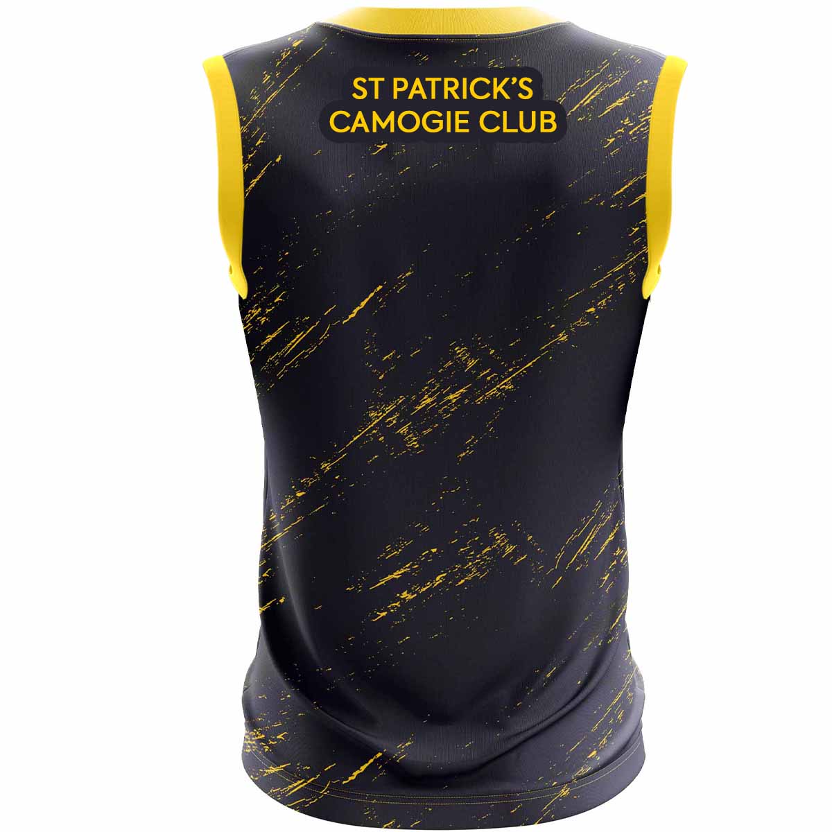 McKvr St Patricks Camogie Club Training Vest Design 1 - Adult - Navy/Saffron
