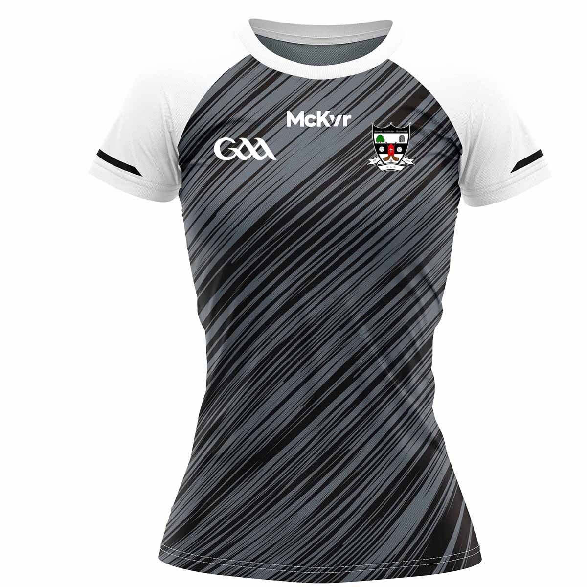 Mc Keever St Oliver Plunketts Cork GAA Training Jersey 3 - Womens - Grey/Black