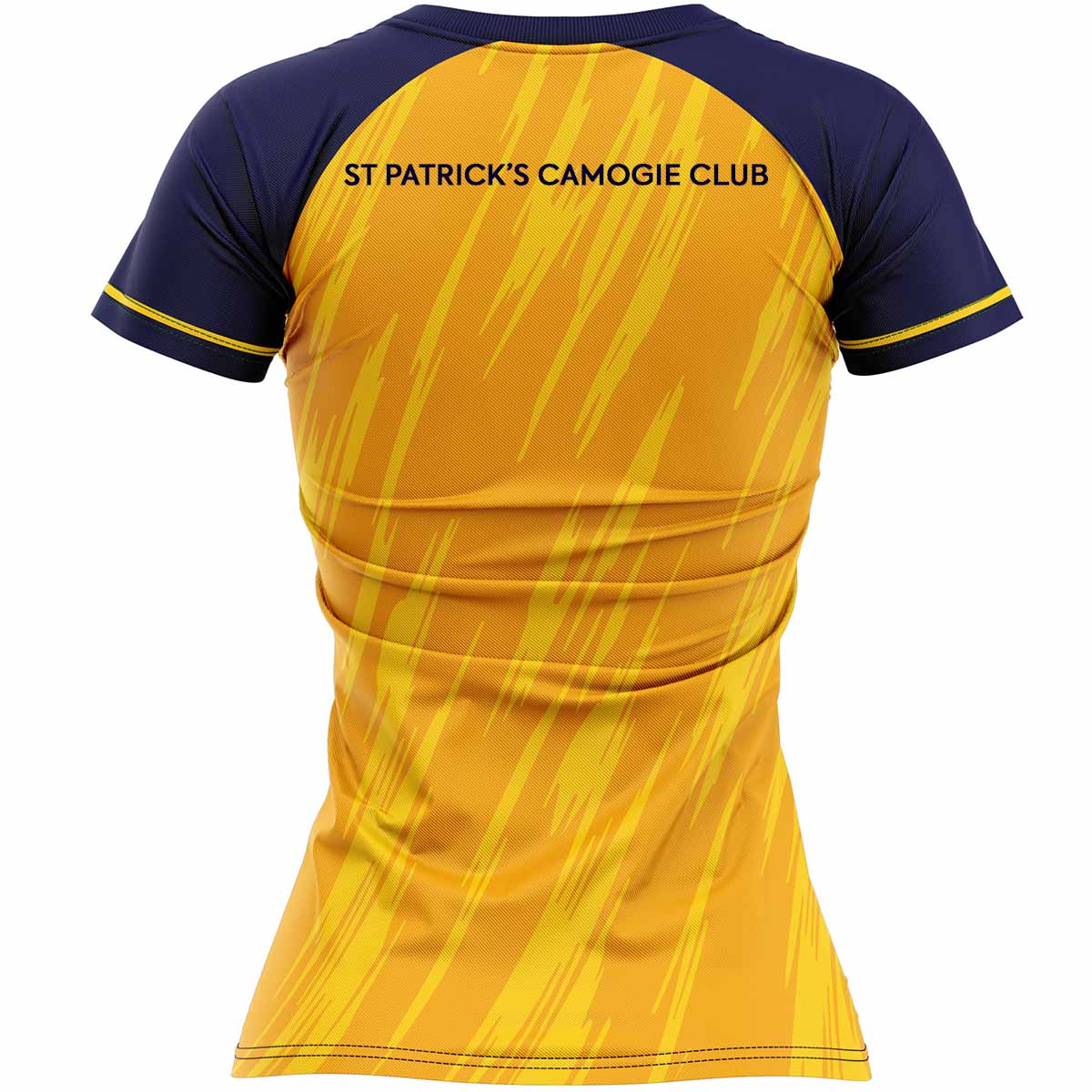 McKvr St Patricks Camogie Club Playing Jersey - Womens - Saffron/Navy