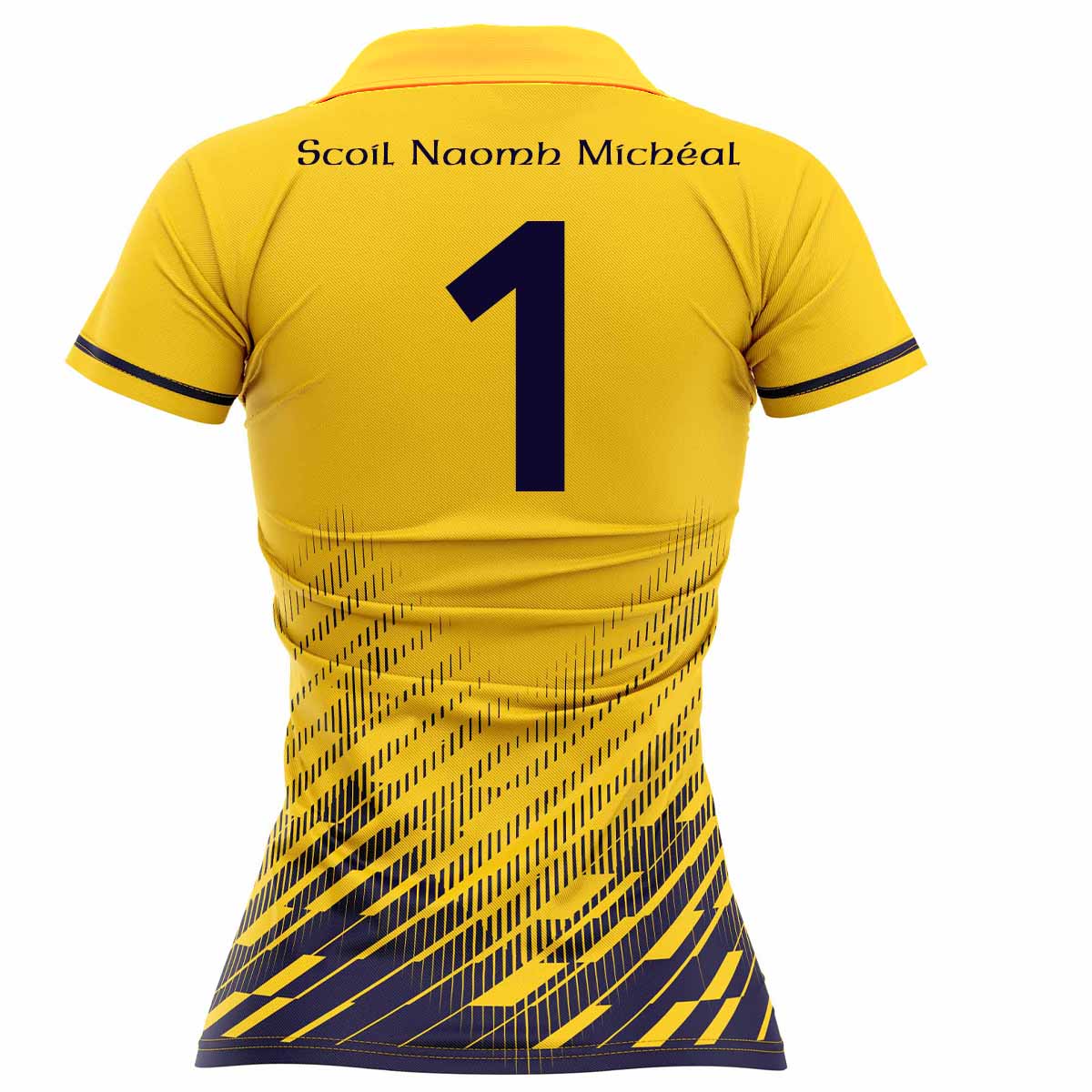 Mc Keever St. Michael's N.S Numbered Goalkeeper Jersey - Womens - Saffron/Navy