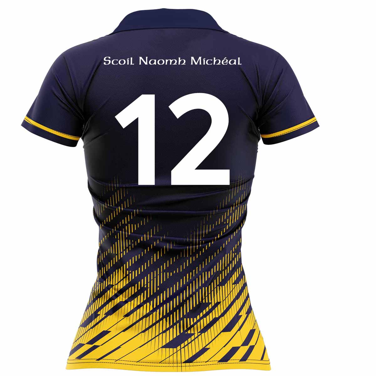 Mc Keever St. Michael's N.S Numbered Playing Jersey - Womens - Navy/Saffron