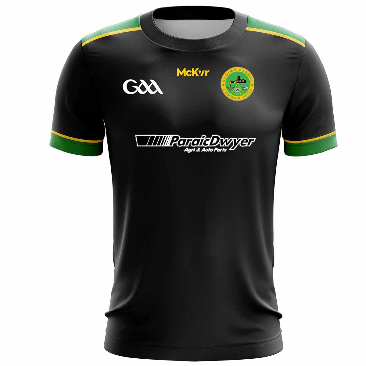 Mc Keever St Gabriels GAA Playing Jersey - Adult - Black