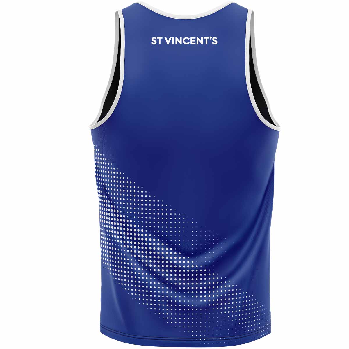 Mc Keever St Vincents GAA Striped Vest - Youth - Blue